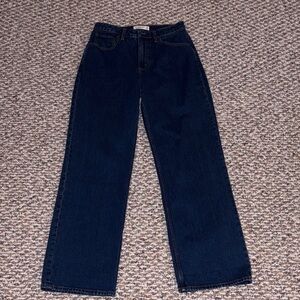 Abercrombie & Fitch Dark 90s Straight Leg Jeans